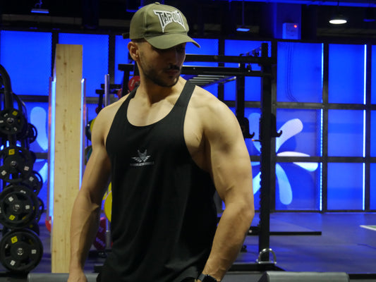 Men athletic tank top 100%cotton
